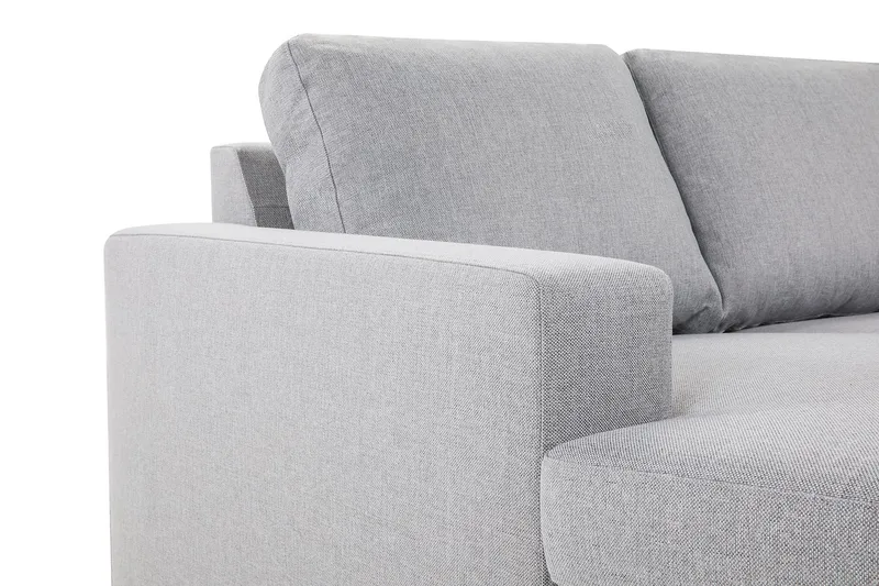 Crazy 4-sits Vändbar L-formad Divansoffa i Tyg - Grå - Möbler - Soffa - Divansoffor & schäslongsoffa - 4 sits soffa med divan