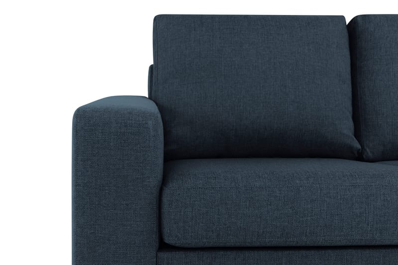 Crazy 4-sits Vändbar L-formad Divansoffa i Tyg - Mörkblå - Möbler - Soffa - Divansoffor & schäslongsoffa