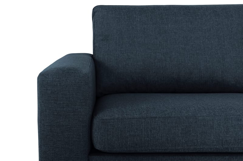 Crazy 4-sits Vändbar L-formad Divansoffa i Tyg - Mörkblå - Möbler - Soffa - Divansoffor & schäslongsoffa