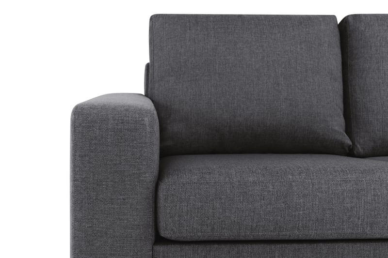 Crazy 4-sits Vändbar L-formad Divansoffa i Tyg - Mörkgrå - Möbler - Soffa - Divansoffor & schäslongsoffa - 4 sits soffa med divan