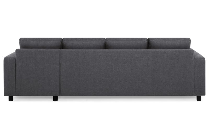 Crazy 4-sits Vändbar L-formad Divansoffa i Tyg - Mörkgrå - Möbler - Soffa - Divansoffor & schäslongsoffa - 4 sits soffa med divan