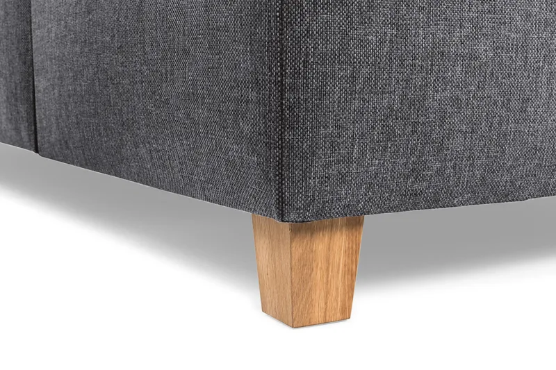 Crazy 4-sits Vändbar L-formad Divansoffa i Tyg - Mörkgrå - Möbler - Soffa - Divansoffor & schäslongsoffa - 4 sits soffa med divan