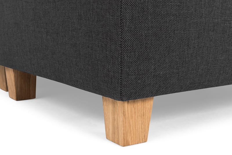 Crazy 4-sits Vänstervänd L-formad Schäslongsoffa i Tyg - Antracit - Möbler - Soffa - Divansoffor & schäslongsoffa - 3 sits soffa med divan