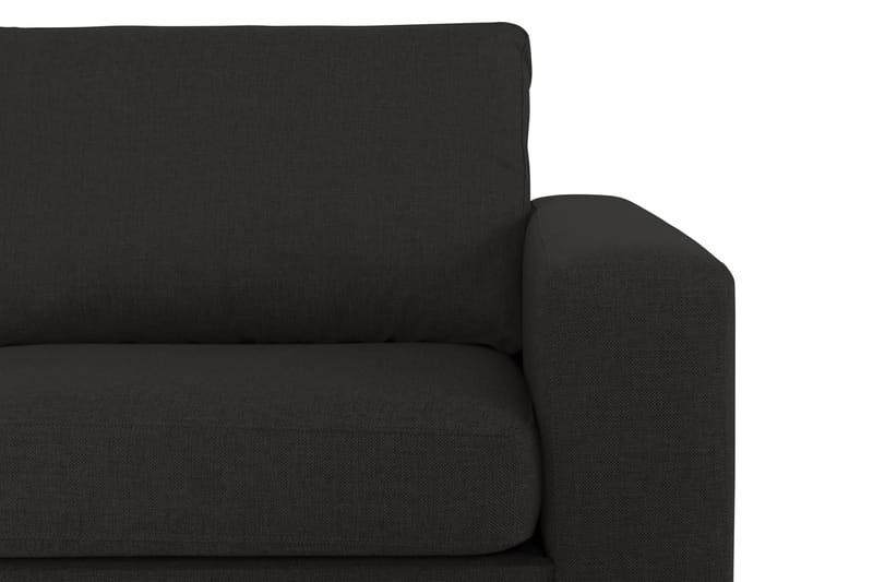 Crazy 4-sits Vänstervänd L-formad Schäslongsoffa i Tyg - Antracit - Möbler - Soffa - Divansoffor & schäslongsoffa
