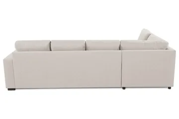 Crazy 4-sits Vänstervänd L-formad Schäslongsoffa i Tyg - Beige - Möbler - Soffa - Divansoffor & schäslongsoffa