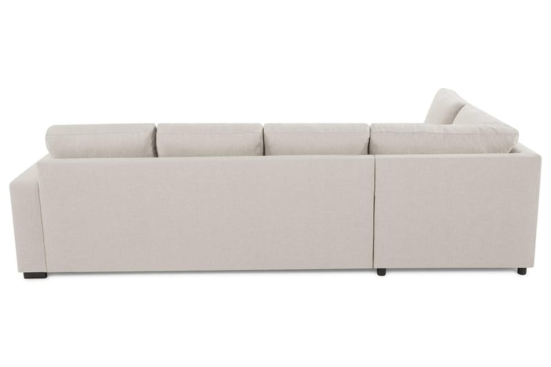 Crazy 4-sits Vänstervänd L-formad Schäslongsoffa i Tyg - Beige - Möbler - Soffa - Divansoffor & schäslongsoffa