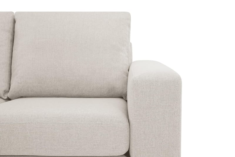 Crazy 4-sits Vänstervänd L-formad Schäslongsoffa i Tyg - Beige - Möbler - Soffa - Divansoffor & schäslongsoffa