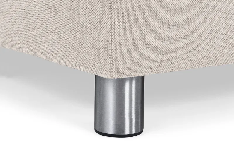 Crazy 4-sits Vänstervänd L-formad Schäslongsoffa i Tyg - Beige - Möbler - Soffa - Divansoffor & schäslongsoffa - 3 sits soffa med divan