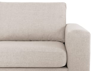 Crazy 4-sits Vänstervänd L-formad Schäslongsoffa i Tyg - Beige - Möbler - Soffa - Divansoffor & schäslongsoffa