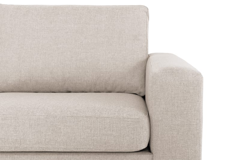 Crazy 4-sits Vänstervänd L-formad Schäslongsoffa i Tyg - Beige - Möbler - Soffa - Divansoffor & schäslongsoffa