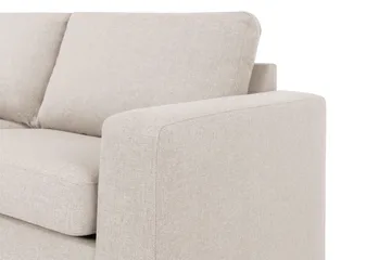 Crazy 4-sits Vänstervänd L-formad Schäslongsoffa i Tyg - Beige - Möbler - Soffa - Divansoffor & schäslongsoffa