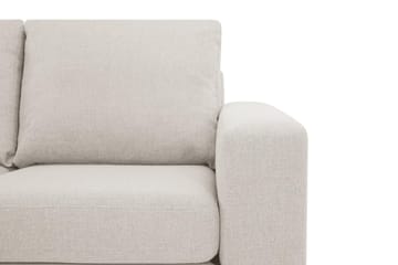 Crazy 4-sits Vänstervänd L-formad Schäslongsoffa i Tyg - Beige - Möbler - Soffa - Divansoffor & schäslongsoffa