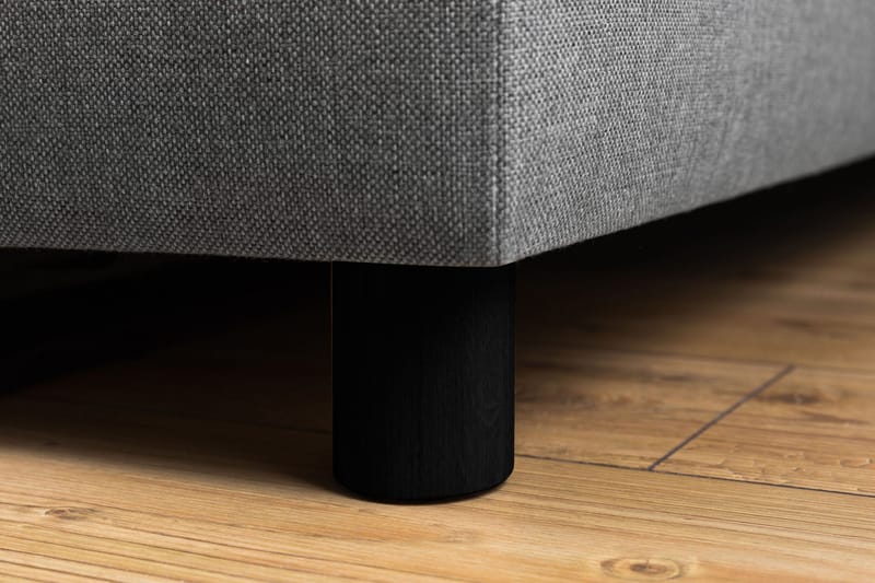 Crazy 4-sits Vänstervänd L-formad Schäslongsoffa i Tyg - Grå - Möbler - Soffa - Divansoffor & schäslongsoffa - 3 sits soffa med divan