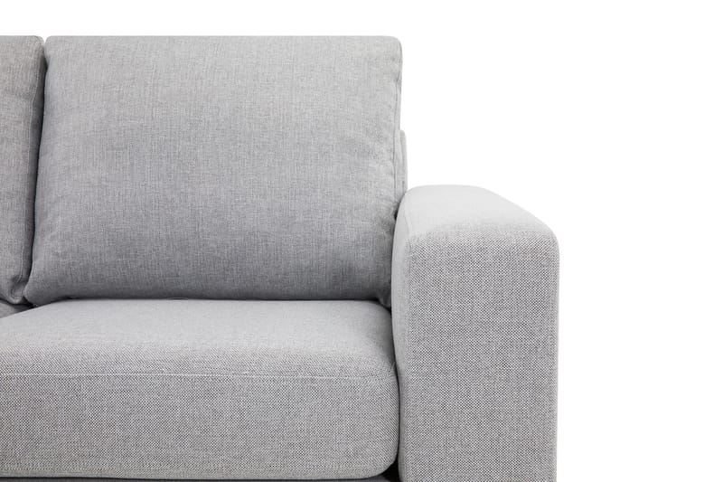 Crazy 4-sits Vänstervänd L-formad Schäslongsoffa i Tyg - Grå - Möbler - Soffa - Divansoffor & schäslongsoffa
