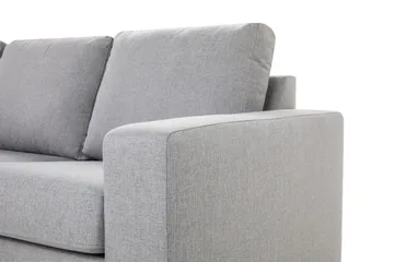 Crazy 4-sits Vänstervänd L-formad Schäslongsoffa i Tyg - Grå - Möbler - Soffa - Divansoffor & schäslongsoffa