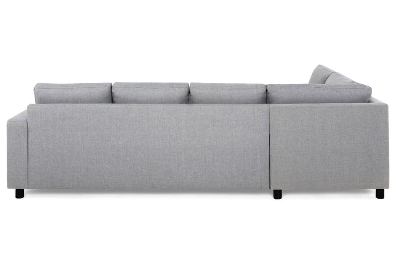 Crazy 4-sits Vänstervänd L-formad Schäslongsoffa i Tyg - Grå - Möbler - Soffa - Divansoffor & schäslongsoffa