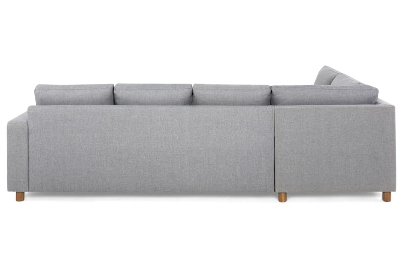 Crazy 4-sits Vänstervänd L-formad Schäslongsoffa i Tyg - Grå - Möbler - Soffa - Divansoffor & schäslongsoffa