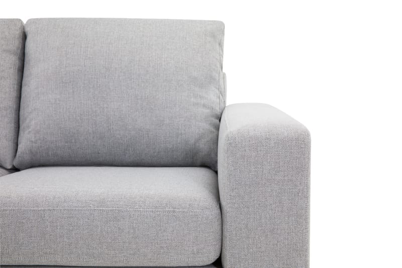 Crazy 4-sits Vänstervänd L-formad Schäslongsoffa i Tyg - Grå - Möbler - Soffa - Divansoffor & schäslongsoffa