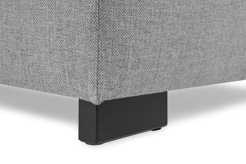 Crazy 4-sits Vänstervänd L-formad Schäslongsoffa i Tyg - Grå - Möbler - Soffa - Divansoffor & schäslongsoffa - 3 sits soffa med divan