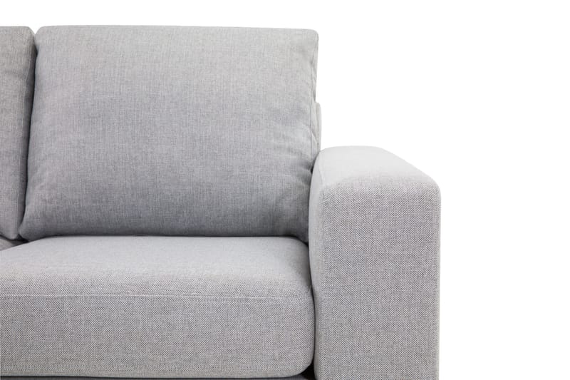 Crazy 4-sits Vänstervänd L-formad Schäslongsoffa i Tyg - Grå - Möbler - Soffa - Divansoffor & schäslongsoffa - 3 sits soffa med divan