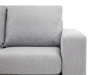 Crazy 4-sits Vänstervänd L-formad Schäslongsoffa i Tyg - Grå - Möbler - Soffa - Divansoffor & schäslongsoffa