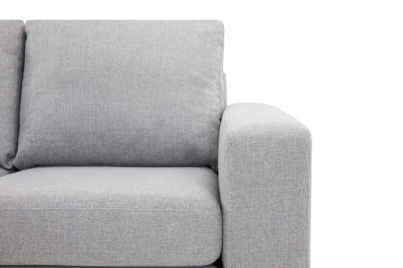 Crazy 4-sits Vänstervänd L-formad Schäslongsoffa i Tyg - Grå - Möbler - Soffa - Divansoffor & schäslongsoffa - 3 sits soffa med divan