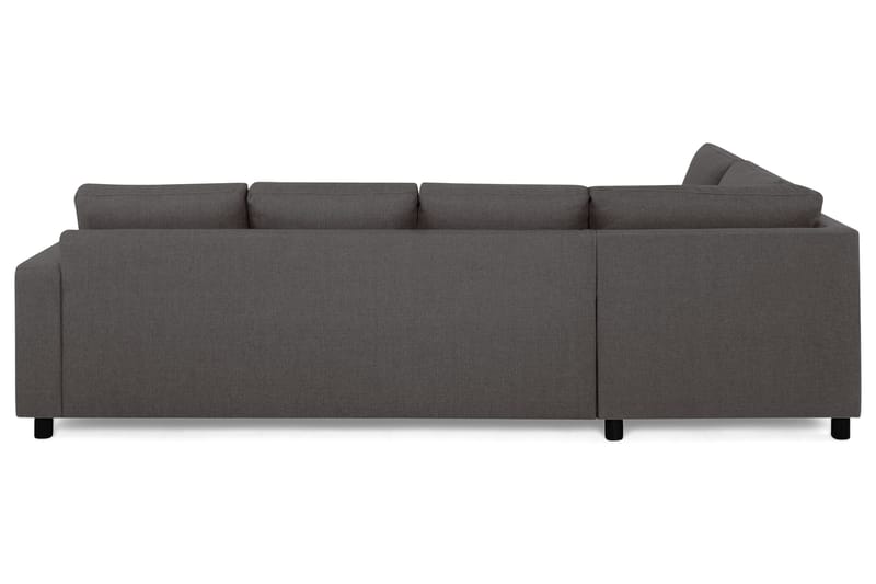 Crazy 4-sits Vänstervänd L-formad Schäslongsoffa i Tyg - Mörkgrå - Möbler - Soffa - Divansoffor & schäslongsoffa
