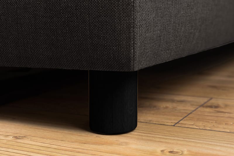 Crazy 4-sits Vänstervänd L-formad Schäslongsoffa i Tyg - Mörkgrå - Möbler - Soffa - Divansoffor & schäslongsoffa - 3 sits soffa med divan