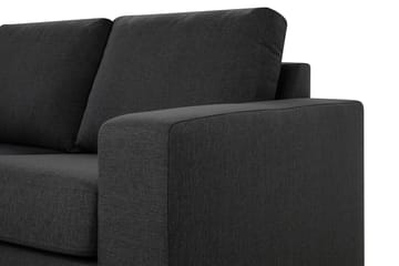 Crazy 4-sits Vänstervänd L-formad Schäslongsoffa i Tyg - Mörkgrå - Möbler - Soffa - Divansoffor & schäslongsoffa
