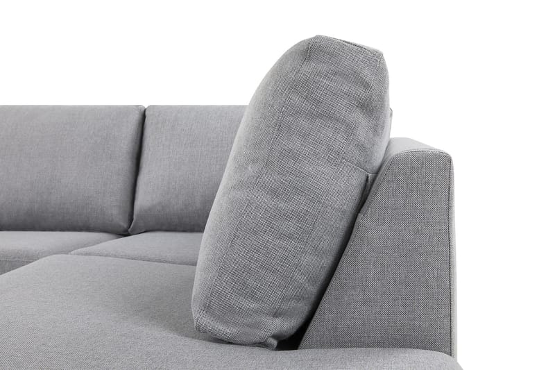 Crazy 5-sits Högervänd L-formad Schäslongsoffa i Tyg - Grå - Möbler - Soffa - Divansoffor & schäslongsoffa
