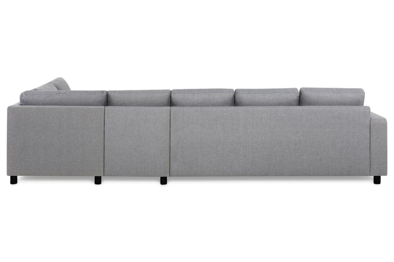 Crazy 5-sits Högervänd L-formad Schäslongsoffa i Tyg - Grå - Möbler - Soffa - Divansoffor & schäslongsoffa