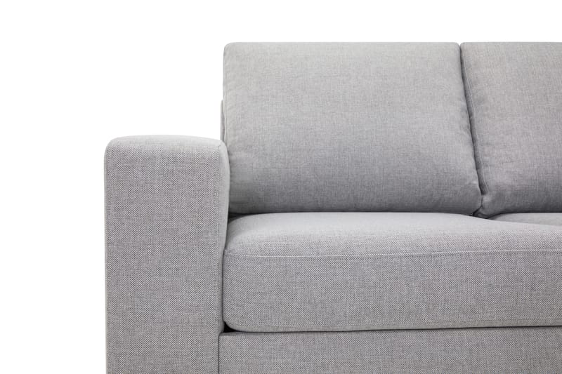 Crazy 5-sits Högervänd L-formad Schäslongsoffa i Tyg - Grå - Möbler - Soffa - Divansoffor & schäslongsoffa