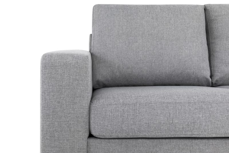 Crazy 5-sits Högervänd L-formad Schäslongsoffa i Tyg - Grå - Möbler - Soffa - Divansoffor & schäslongsoffa