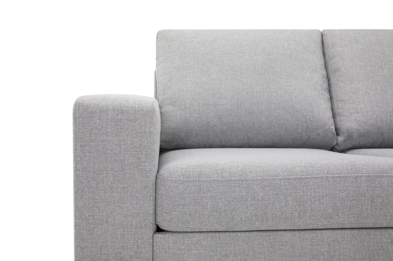 Crazy 5-sits Högervänd L-formad Schäslongsoffa i Tyg - Grå - Möbler - Soffa - Divansoffor & schäslongsoffa - 4 sits soffa med divan