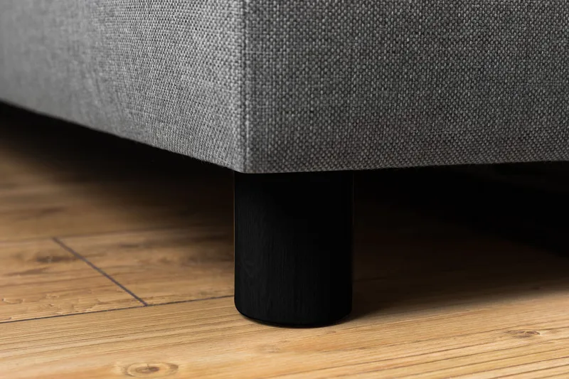 Crazy 5-sits Högervänd L-formad Schäslongsoffa i Tyg - Grå - Möbler - Soffa - Divansoffor & schäslongsoffa - 4 sits soffa med divan