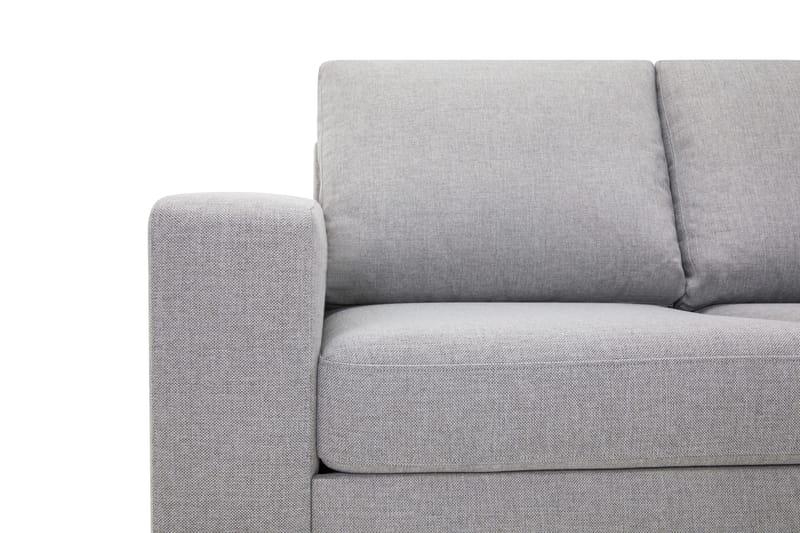 Crazy 5-sits Högervänd L-formad Schäslongsoffa i Tyg - Grå - Möbler - Soffa - Divansoffor & schäslongsoffa - 4 sits soffa med divan