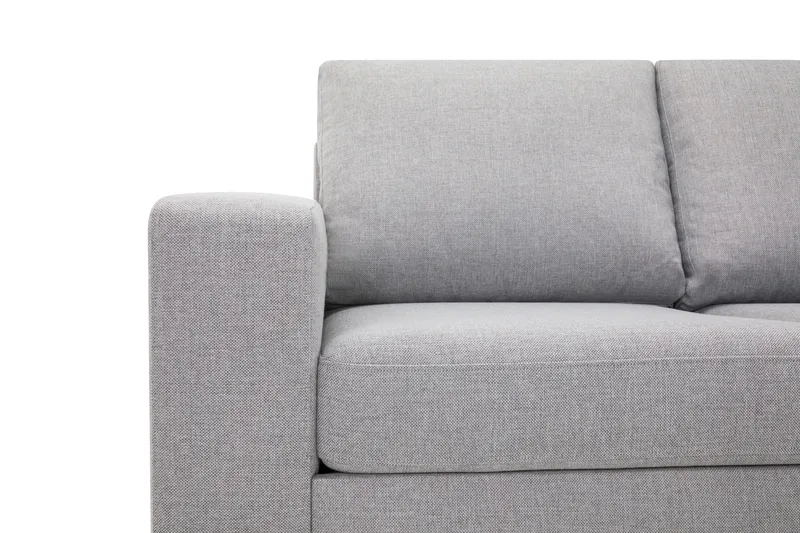 Crazy 5-sits Högervänd L-formad Schäslongsoffa i Tyg - Grå - Möbler - Soffa - Divansoffor & schäslongsoffa - 4 sits soffa med divan