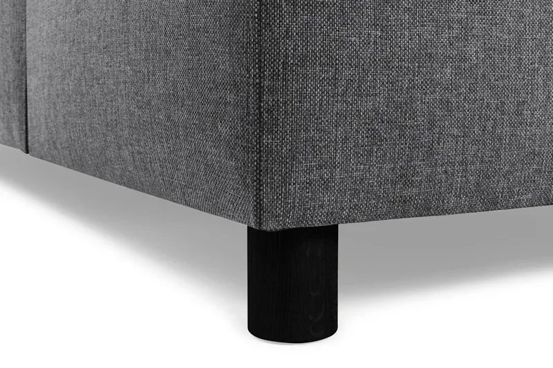 Crazy 5-sits Högervänd L-formad Schäslongsoffa i Tyg - Mörkgrå - Möbler - Soffa - Divansoffor & schäslongsoffa - 4 sits soffa med divan