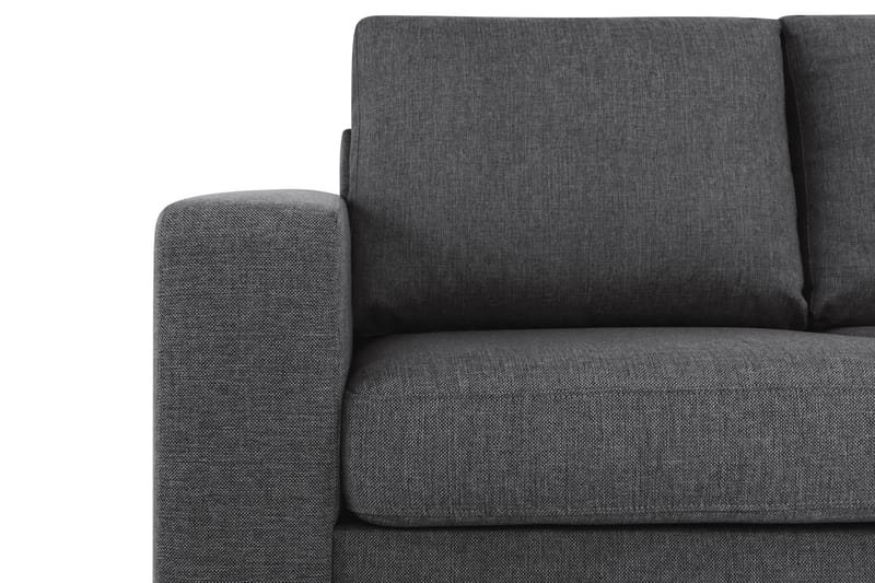 Crazy 5-sits Högervänd L-formad Schäslongsoffa i Tyg - Mörkgrå - Möbler - Soffa - Divansoffor & schäslongsoffa