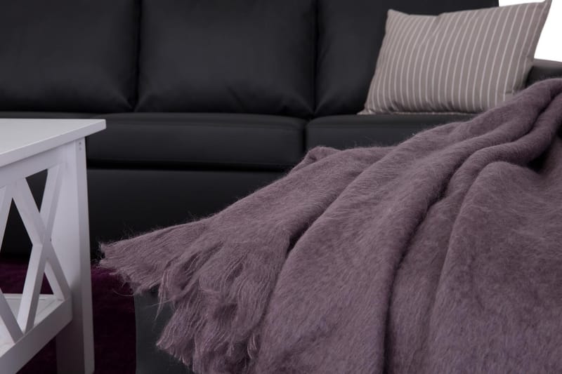 Crazy 5-sits Vänstervänd L-formad Schäslongsoffa i Konstläder - Svart - Möbler - Soffa - Divansoffor & schäslongsoffa