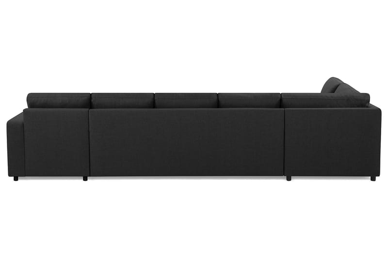 Crazy 5-sits Vänstervänd L-formad Schäslongsoffa i Tyg - Antracit - Möbler - Soffa - Divansoffor & schäslongsoffa