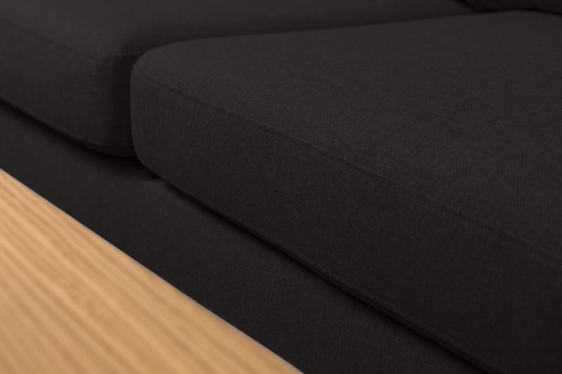 Crazy 5-sits Vänstervänd L-formad Schäslongsoffa i Tyg - Antracit - Möbler - Soffa - Divansoffor & schäslongsoffa - 4 sits soffa med divan