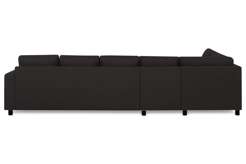 Crazy 5-sits Vänstervänd L-formad Schäslongsoffa i Tyg - Antracit - Möbler - Soffa - Divansoffor & schäslongsoffa