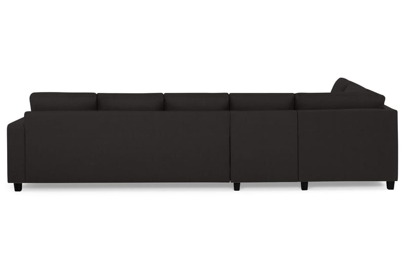 Crazy 5-sits Vänstervänd L-formad Schäslongsoffa i Tyg - Antracit - Möbler - Soffa - Divansoffor & schäslongsoffa