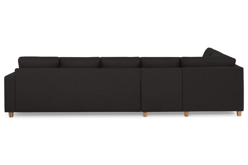 Crazy 5-sits Vänstervänd L-formad Schäslongsoffa i Tyg - Antracit - Möbler - Soffa - Divansoffor & schäslongsoffa