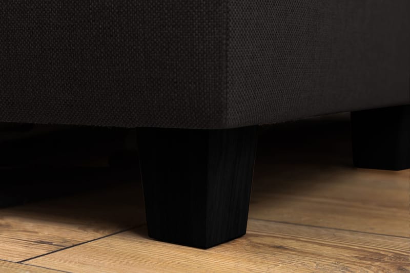 Crazy 5-sits Vänstervänd L-formad Schäslongsoffa i Tyg - Antracit - Möbler - Soffa - Divansoffor & schäslongsoffa - 4 sits soffa med divan