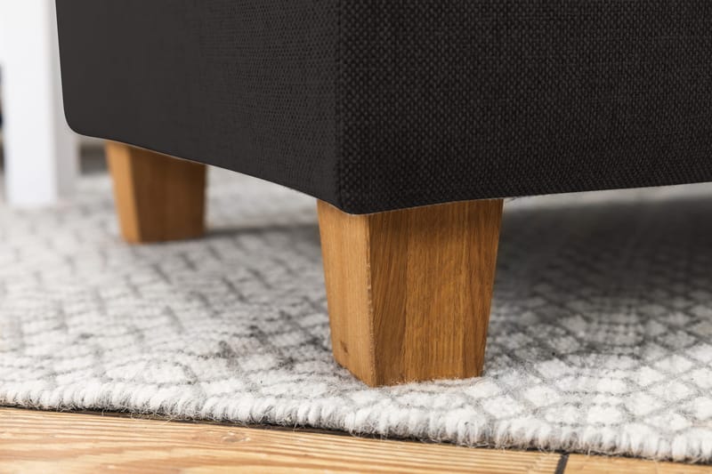 Crazy 5-sits Vänstervänd L-formad Schäslongsoffa i Tyg - Antracit - Möbler - Soffa - Divansoffor & schäslongsoffa - 4 sits soffa med divan