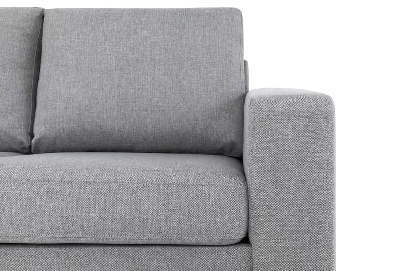 Crazy 5-sits Vänstervänd L-formad Schäslongsoffa i Tyg - Grå - Möbler - Soffa - Divansoffor & schäslongsoffa - 4 sits soffa med divan