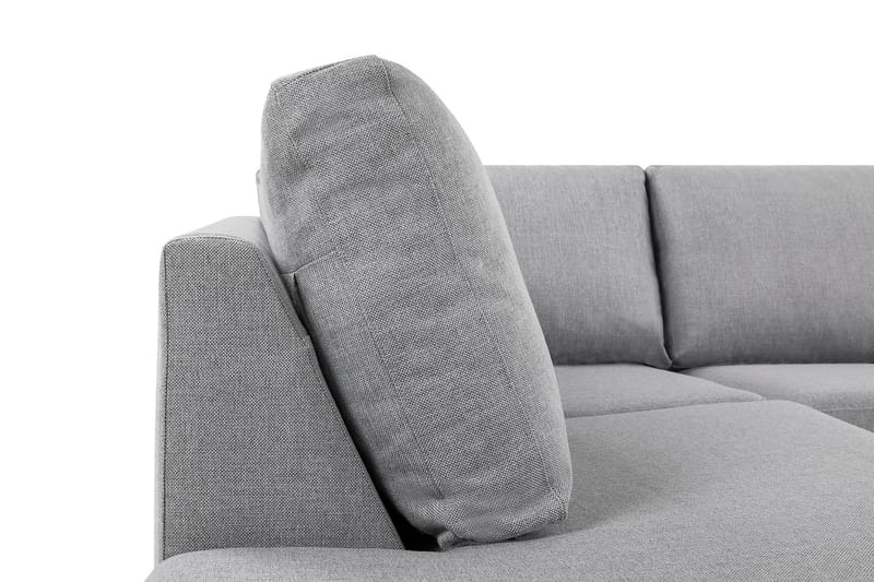 Crazy 5-sits Vänstervänd L-formad Schäslongsoffa i Tyg - Grå - Möbler - Soffa - Divansoffor & schäslongsoffa