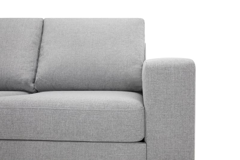 Crazy 5-sits Vänstervänd L-formad Schäslongsoffa i Tyg - Grå - Möbler - Soffa - Divansoffor & schäslongsoffa